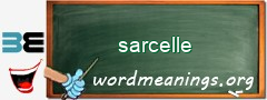 WordMeaning blackboard for sarcelle